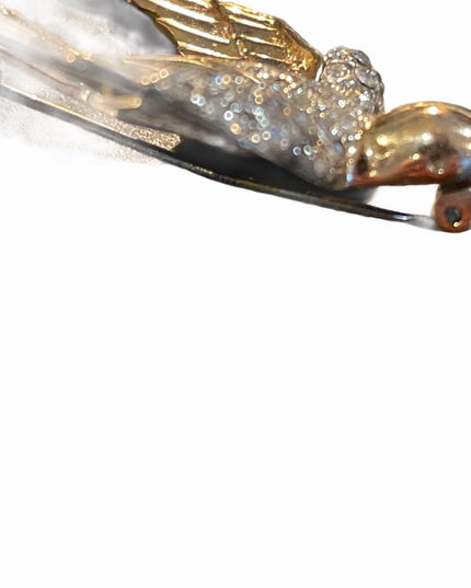 VTG gold plt sterling silver Danecraft  bird