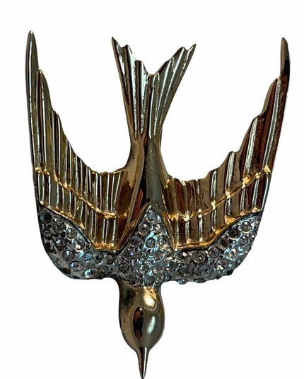 VTG gold plt sterling silver Danecraft  bird