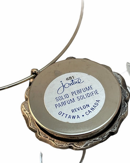 VTG Jontue 1970s Perfume flower Necklace NIB