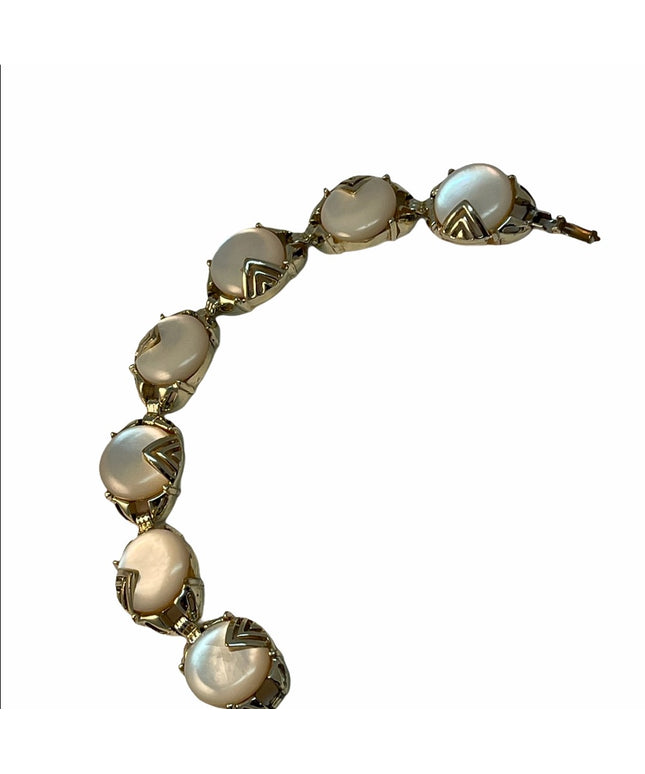 VTG c1960s Faux MOP resin bracelet