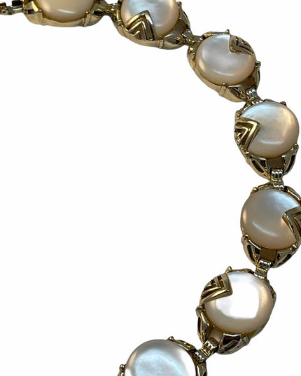 VTG c1960s Faux MOP resin bracelet