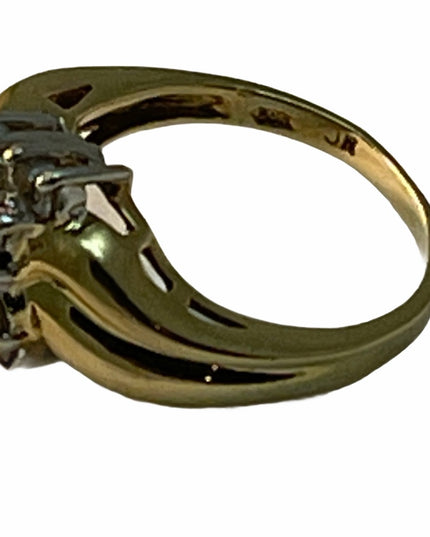 10k Y Gold Diamond cluster ring APPRAISAL