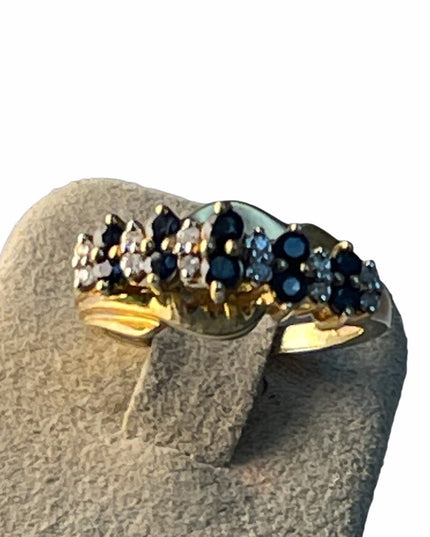 10k Gold Sapphire Diamond Ring APPRAISAL