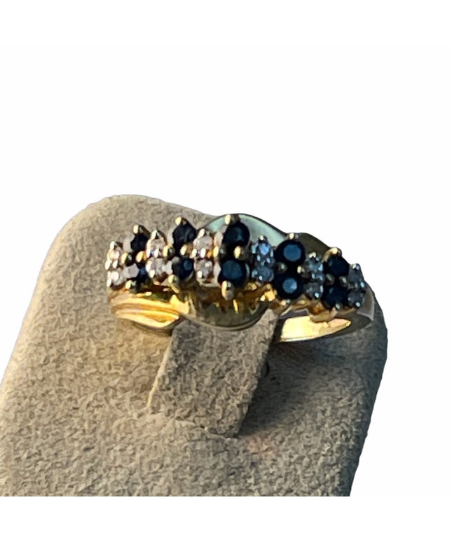 10k Gold Sapphire Diamond Ring APPRAISAL