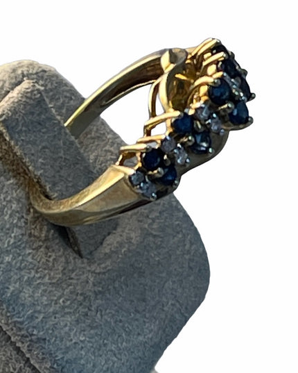 10k Gold Sapphire Diamond Ring APPRAISAL