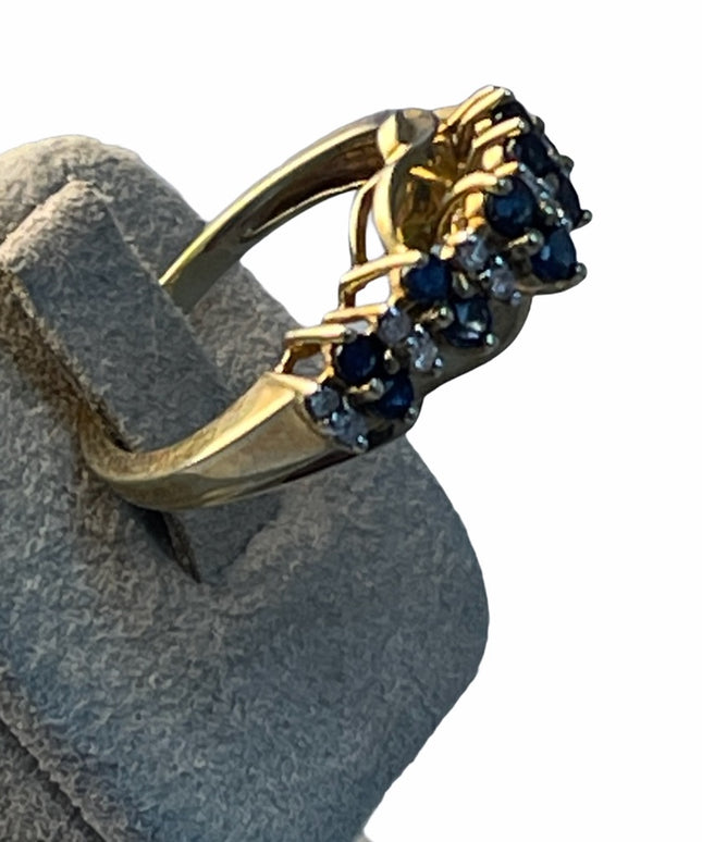 10k Gold Sapphire Diamond Ring APPRAISAL