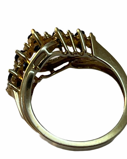 10k Gold Sapphire Diamond Ring APPRAISAL