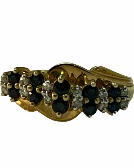 10k Gold Sapphire Diamond Ring APPRAISAL