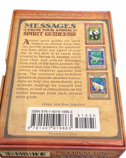 Messages from Animal Guides Oracle Deck