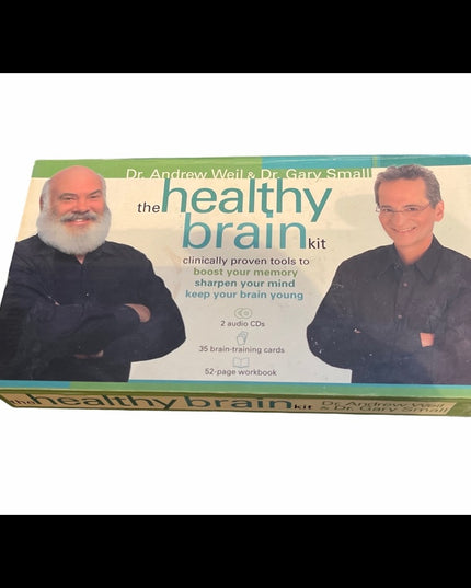 Healthy Brain Cards CD Book & Cards Memory boost