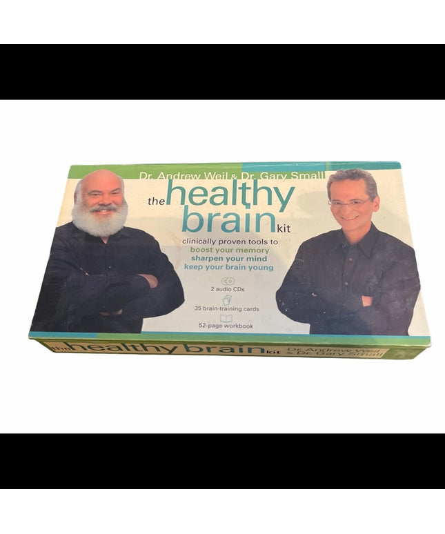 Healthy Brain Cards CD Book & Cards Memory boost