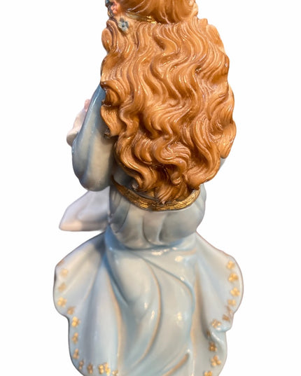 Vintage C1950s Mary Baby Jesus Resin Statue Beauty