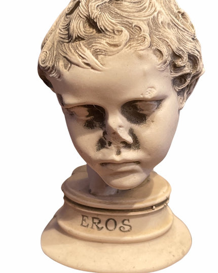 EROS Plaster tourist statue Greek God Love