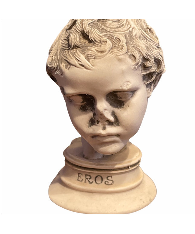 EROS Plaster tourist statue Greek God Love