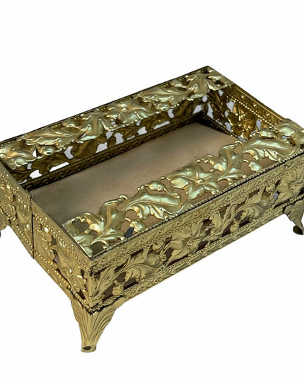 VTG C1970s Gold finish tissue holder