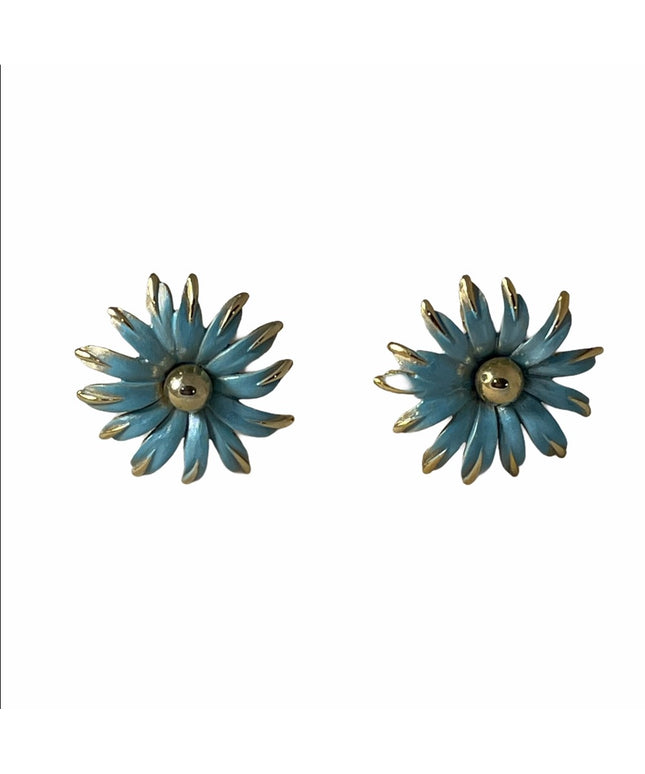 VTG Blue Gold finish Marvella Daisey cufflinks
