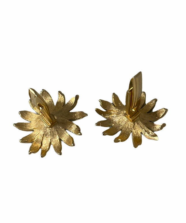 Vintage Marvella Cufflinks daisey New White