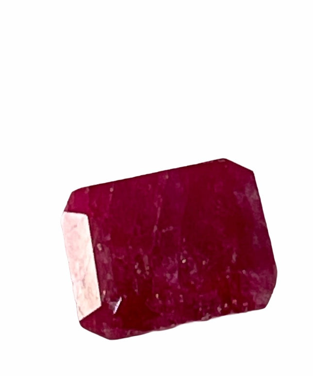 7 CT Pink Beryl Emerald cut stone Certificate