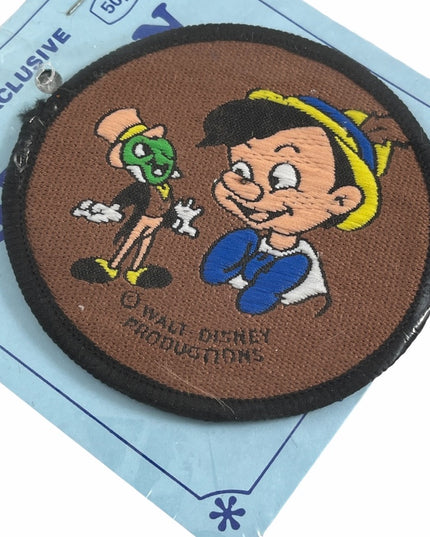 Vintage c1970s Disney Pinocchio Sew on patch NEW
