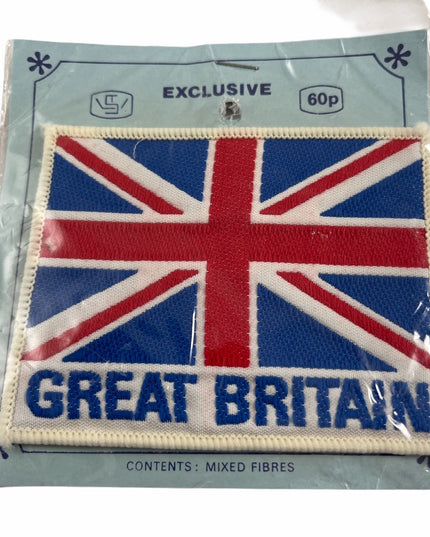 Vintage C1970s British Union Jack Sew on Patch