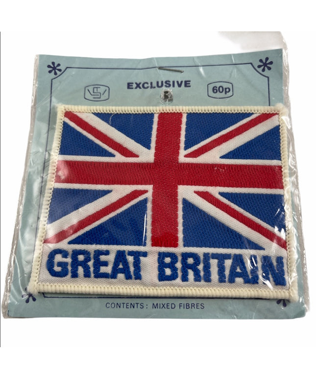 Vintage C1970s British Union Jack Sew on Patch