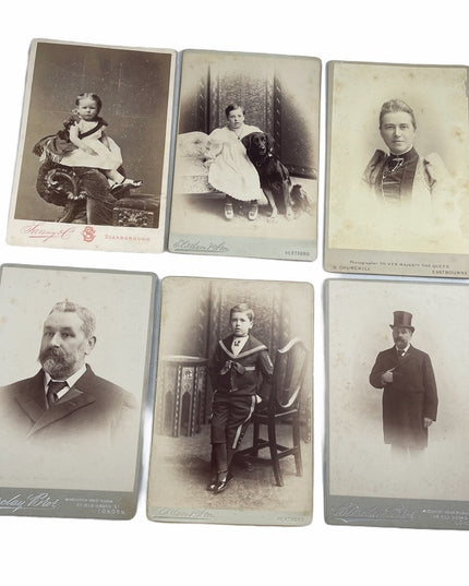 Antique Cabinet Photos “Haunted” c1800s Victorian