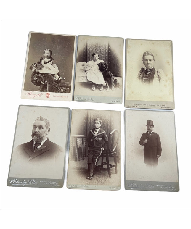 Antique Cabinet Photos “Haunted” c1800s Victorian