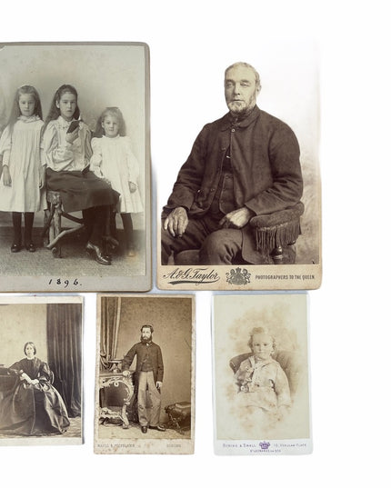 Antique Cabinet Photos “Haunted” c1800s Victorian