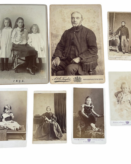 Antique Cabinet Photos “Haunted” c1800s Victorian