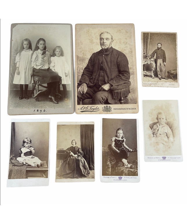 Antique Cabinet Photos “Haunted” c1800s Victorian