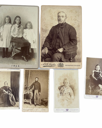 Antique Cabinet Photos “Haunted” c1800s Victorian