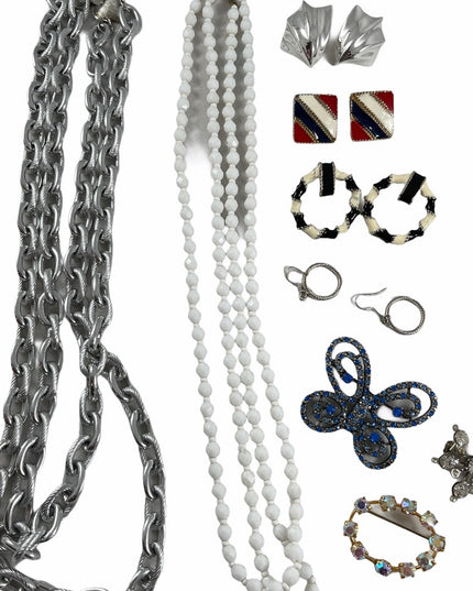 VTG Lot Jewelry necklaces brooches nautical