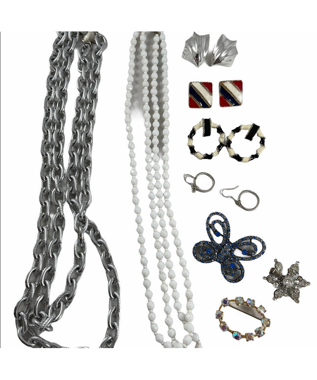 VTG Lot Jewelry necklaces brooches nautical