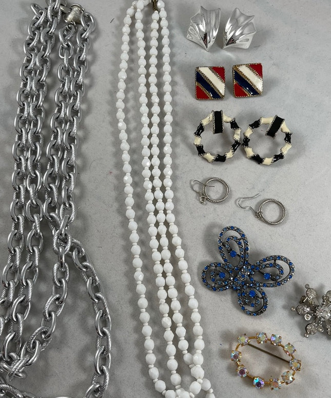 VTG Lot Jewelry necklaces brooches nautical