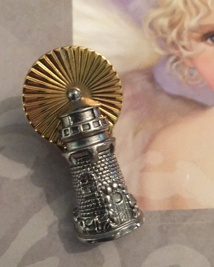 Vintage Avon LightHouse Brooch Nautical