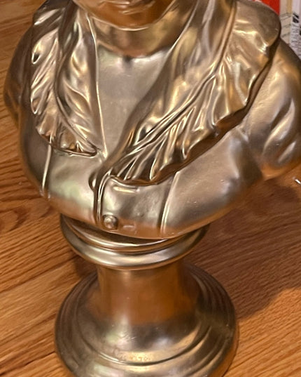 Vintage gold Plaster boy bust display statue PRICE FIRM