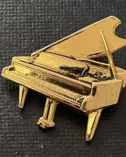 Vintage Gold tone piano brooch