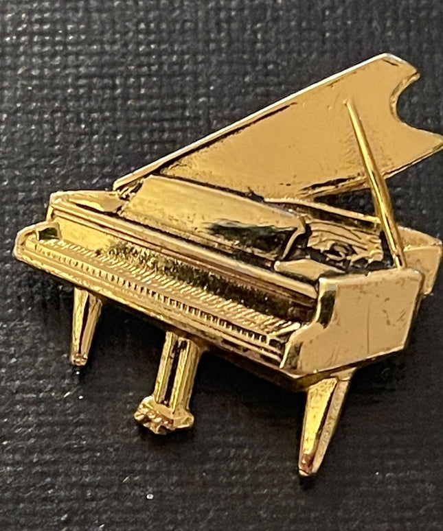Vintage Gold tone piano brooch