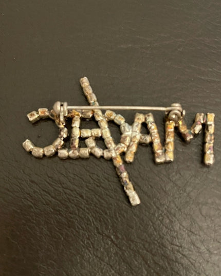 Vintage “MAGIC” Rhinestone brooch