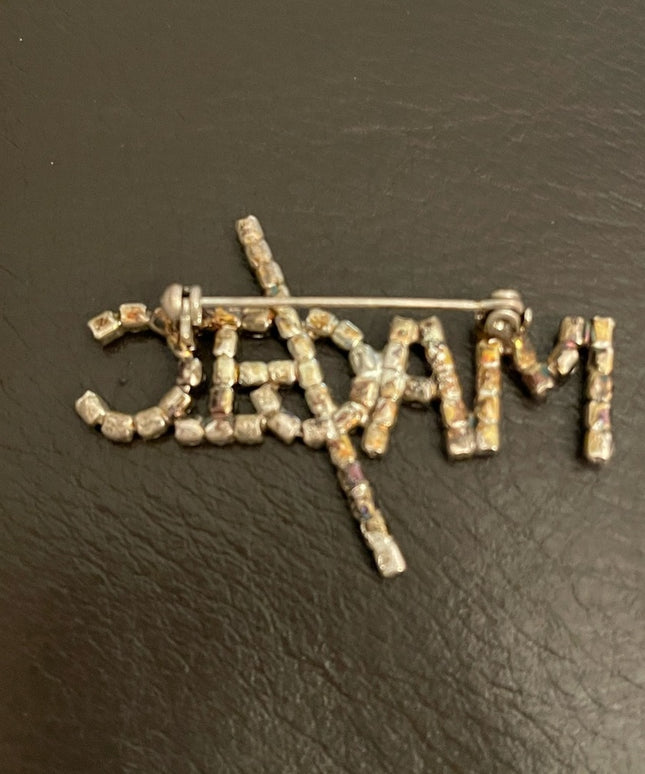 Vintage “MAGIC” Rhinestone brooch