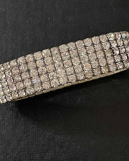 Vintage Crystal stretchy bracelet sparkle