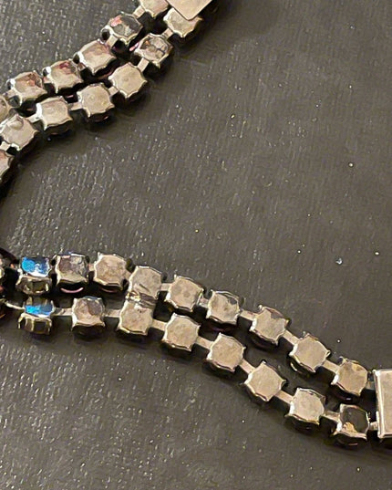 Vintage pink crystal bracelet