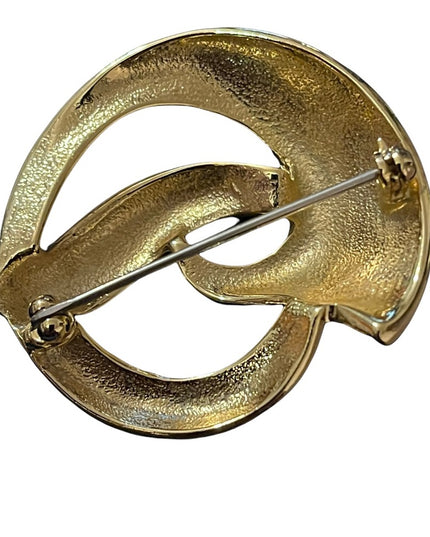 Vintage Fancy gold brooch