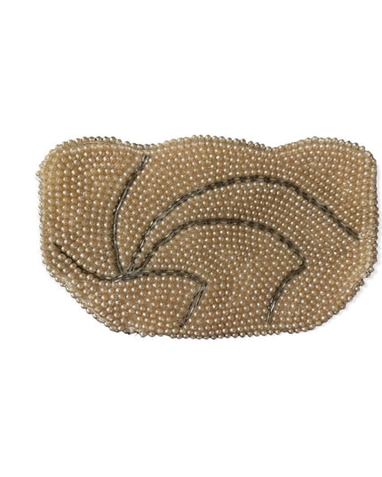 Vintage Micro bead faux pearl wedding party clutch