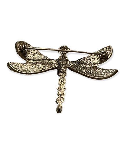 Beautiful Dragonfly enamel brooch