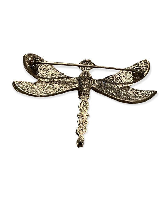 Beautiful Dragonfly enamel brooch