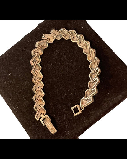 Sterling silver 925 heavy marcasite bracelet