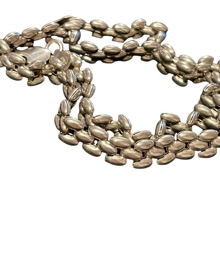 Sterling silver heavy chunky .5” wide 925 Italy chain 18”