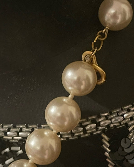 Kenneth J Lane chunky faux pearls necklace