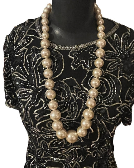 Kenneth J Lane chunky faux pearls necklace